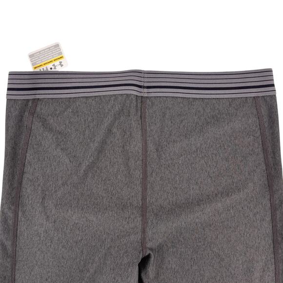NEW Under Armour Women's HeatGear Middy Compression Shorts NWT Large Gray NWT‎ - Picture 7 of 9